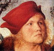 Portrait of Dr. Johannes Cuspinian (detail) dfg CRANACH, Lucas the Elder